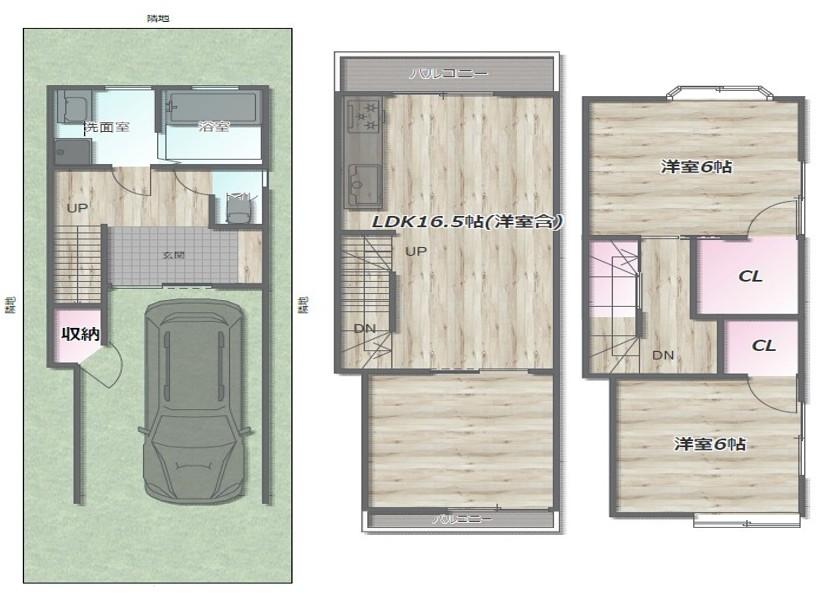 高槻市日向町　中古戸建の物件画像