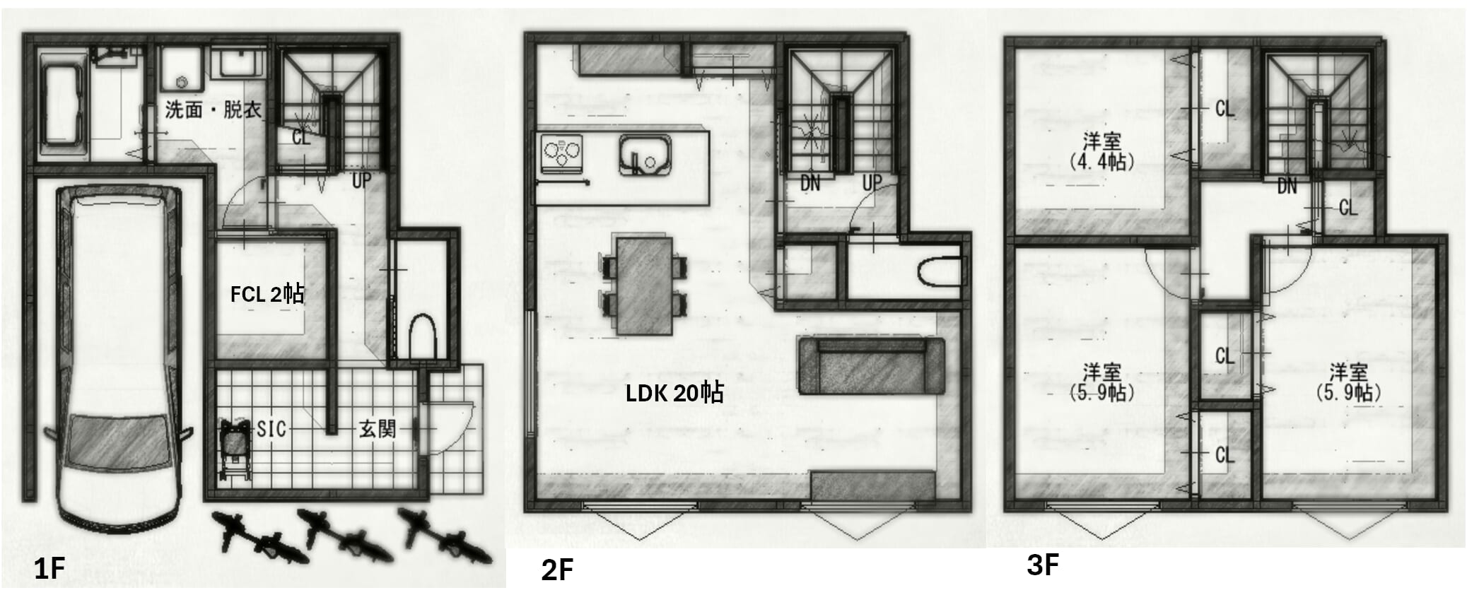 守口市大久保町2丁目新築戸建の物件画像